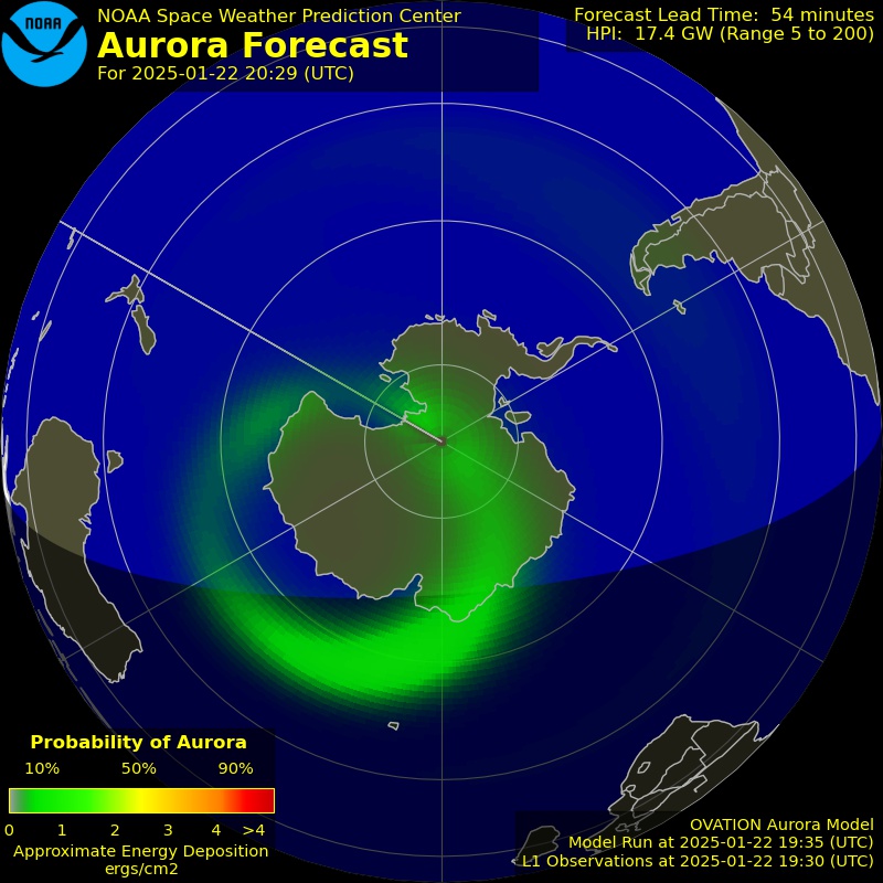 Auroral Oval - South